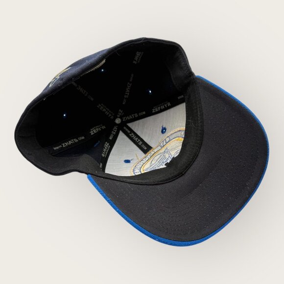 St. Louis Blues Hockey Embroidered Cap Blue Hat Size M-L - Picture 6 of 7